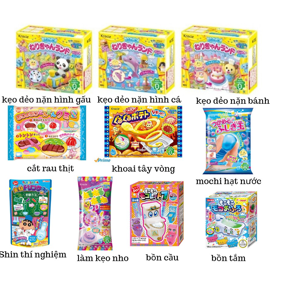 Tổng hợp Popin Cookin Nhật Bản - Lễ hội, Sushi, Pizza, Donut, làm kem, kẹo, Ramen, Hamburger, Bánh ngọt, kem ốc quế,