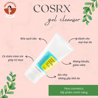 🔥sữa rửa mặt corsx low ph good morning gel cleanser
