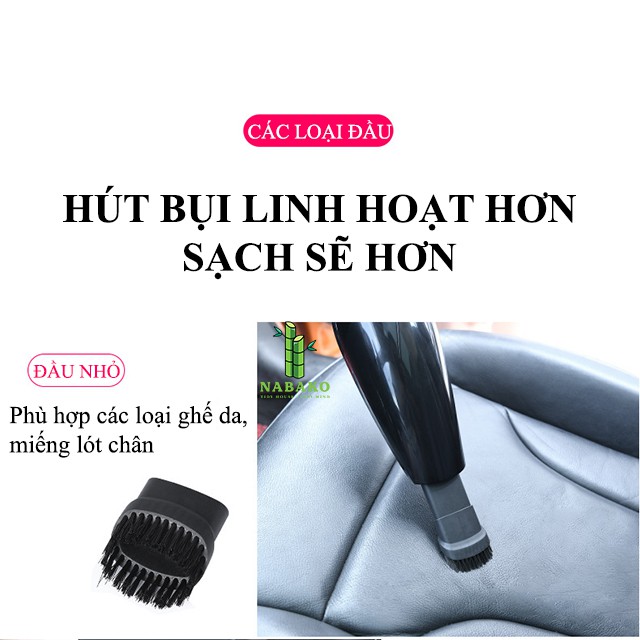 [HÚT CỰC MẠNH] Máy Hút Bụi Cầm Tay Mini Không Dây và Có Dây Cho Ô Tô và Gia Đình M01 - Automatik