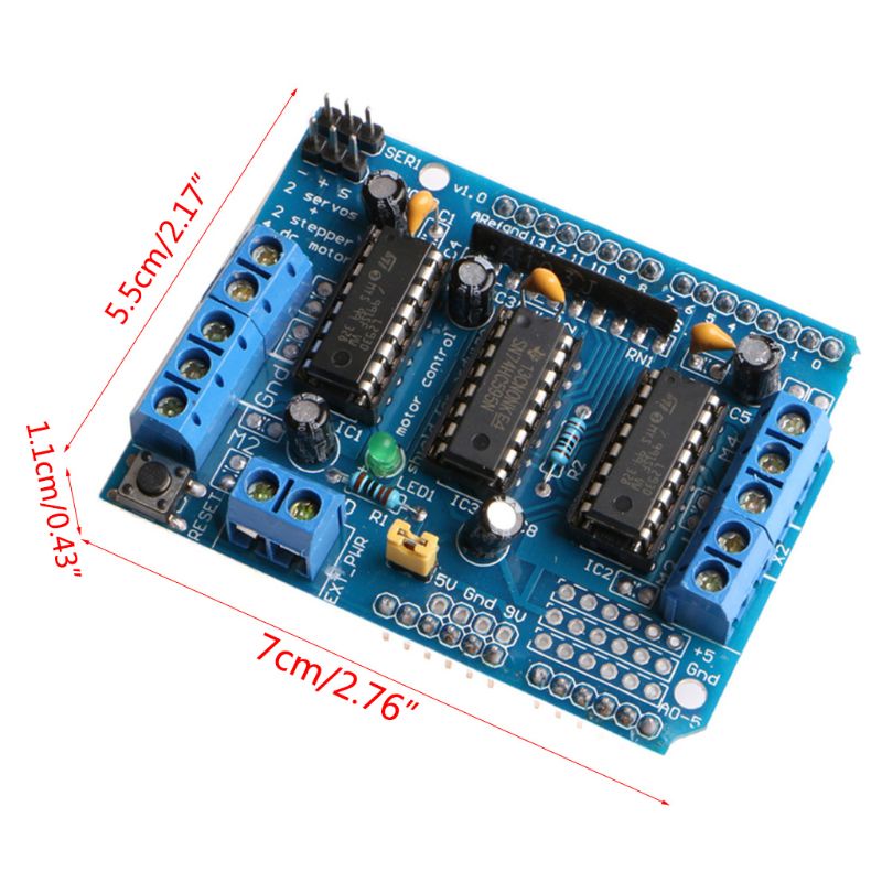 Bảng Mạch Điều Khiển Động Cơ Wond L293D Cho Mô-Đun Duemilanove | BigBuy360 - bigbuy360.vn