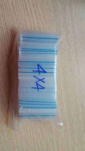 Combo 100 túi zip mini nhỏ 4x4 cm