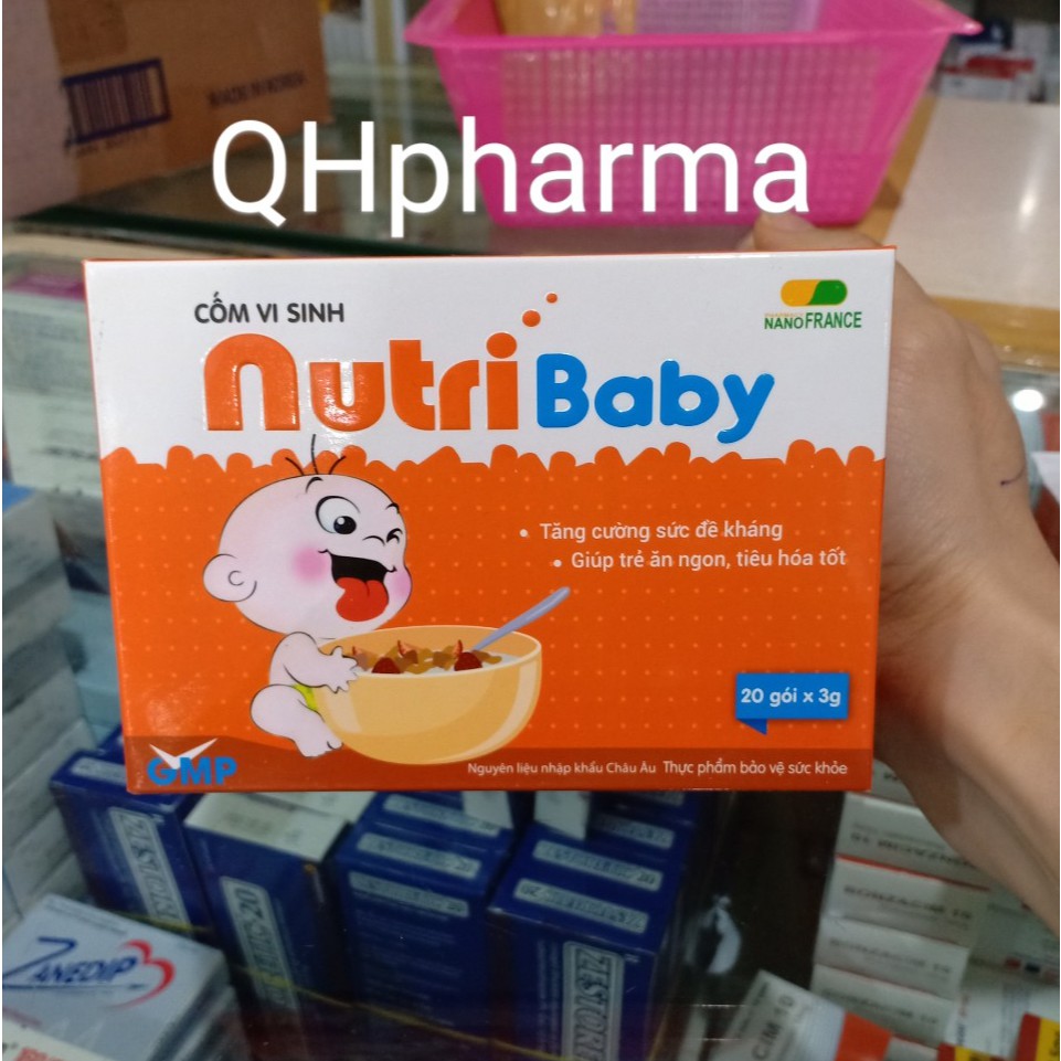 Cốm vi sinh NUTRIBABY giúp bé ăn ngon,phát triển toàn diện