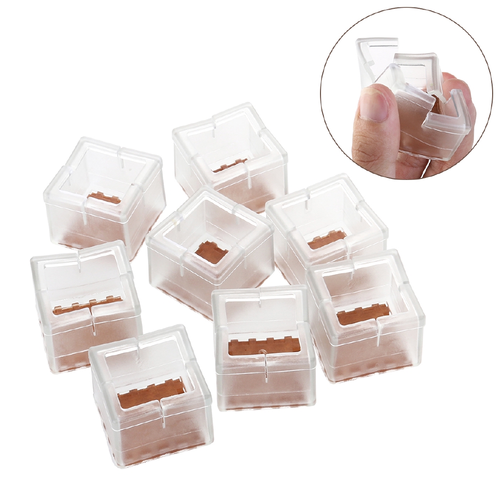 Set 8 Miếng Lót Chân Bàn Ghế Bằng Silicon