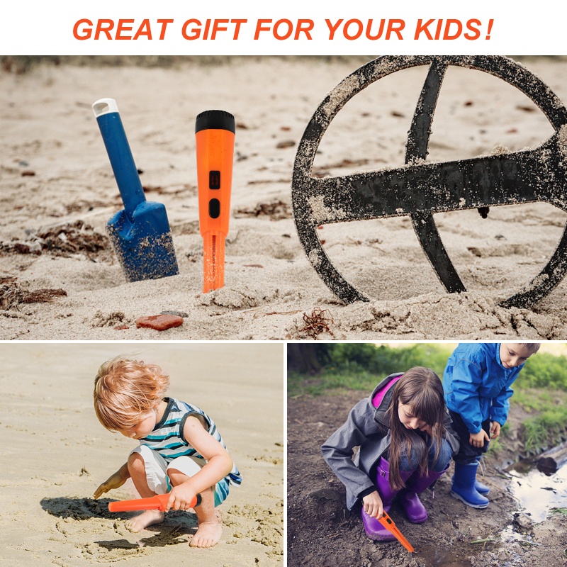 Cây Lăn Pin Cầm Tay Siêu Chống Thấm Nước Kèm Túi Đựng Dành Cho Săn Bắn Kho Báu