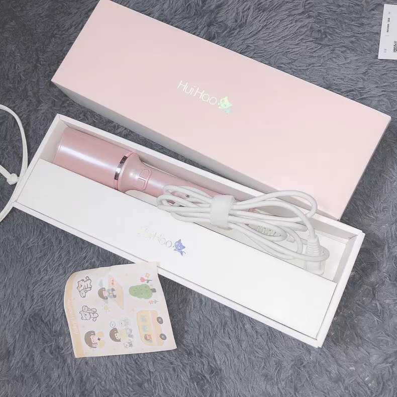 Máy uốn tóc, máy tạo kiểu tóc tự động Huihao có thiết kế độc đáo và hai lớp cách nhiệt, chống bỏng, an toàn khi sử dụng