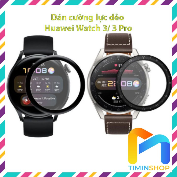 Dán cường lực Huawei Watch 3/ 3 Pro - trong suốt