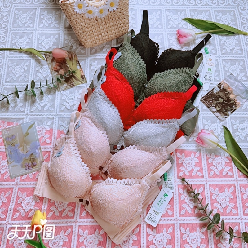 Áo lót ren Thái siêu độn dày 6CM, áo lót siêu tạo khe nâng ngực, áo lót ren không gọng