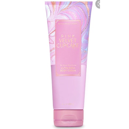 Kem dưỡng thể Bath & Body Works Pink Velvet Cupcake Ultra Shea tuyp 226g