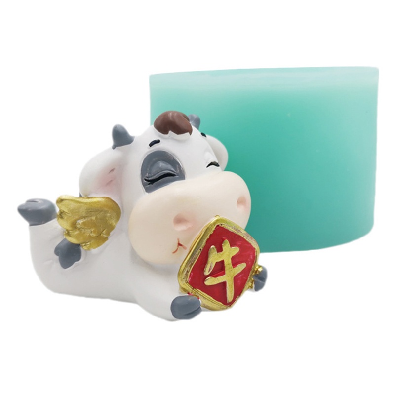 Khuôn Silicone Làm Bánh Hình Bò Sữa Đáng Yêu