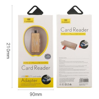 Đầu đọc thẻ nhớ OTG 3.0 Earldom ET-OT24 cho Android - PC- TypeC