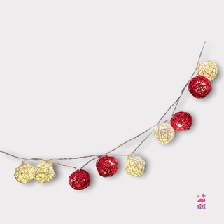 Mua Đèn Dây Bóng Tròn Nhỏ Ấm Gift & Decor Trang Trí Phòng Ngủ Led Dùng Pin Dài 3m Đến 6m