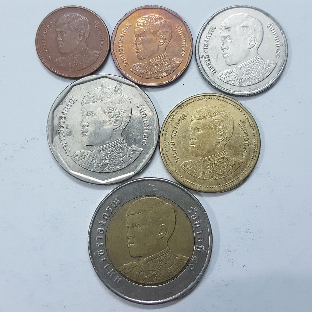Trọn bộ 6 đồng xu Thái Lan (Thailand) phát hành 1986-Nay | BigBuy360 - bigbuy360.vn