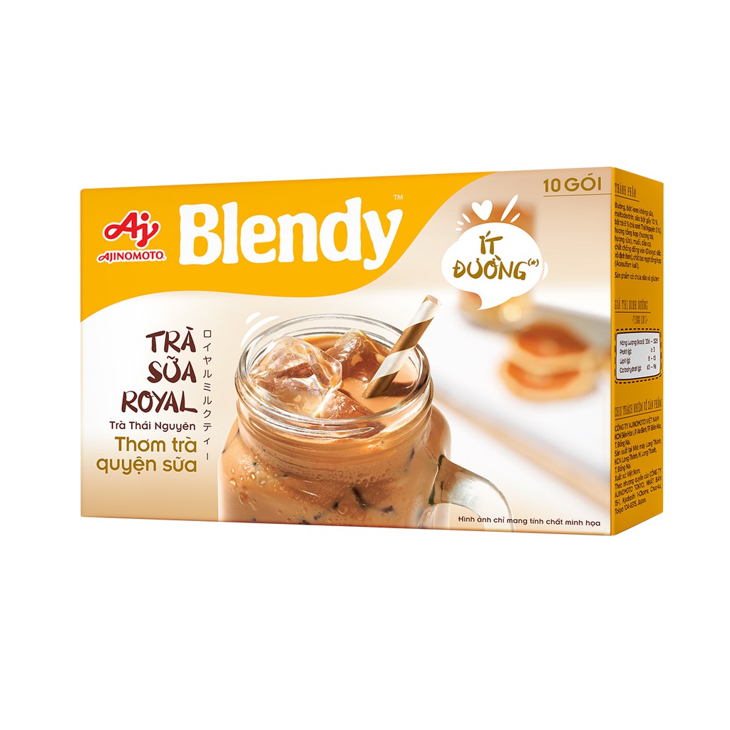 [Mã BMBAU50 giảm 7% đơn 150K] Combo 2 hộp Trà sữa royal Blendy (180g/ hộp)