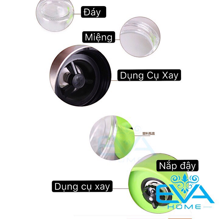 Dụng Cụ Đựng Và Xay Tiêu Cầm Tay Tiện Dụng 2 In 1