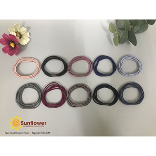 Set 5 chun ba sợi trơn