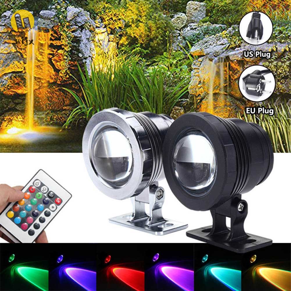 VN Đèn Led 10w Chống Nước Ip68 Cho Hồ Cá Kèm Điều Khiển