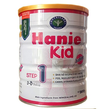 Sữa bột Hanie Kid 1 dành cho trẻ biếng ăn và suy dinh dưỡng loại 400g