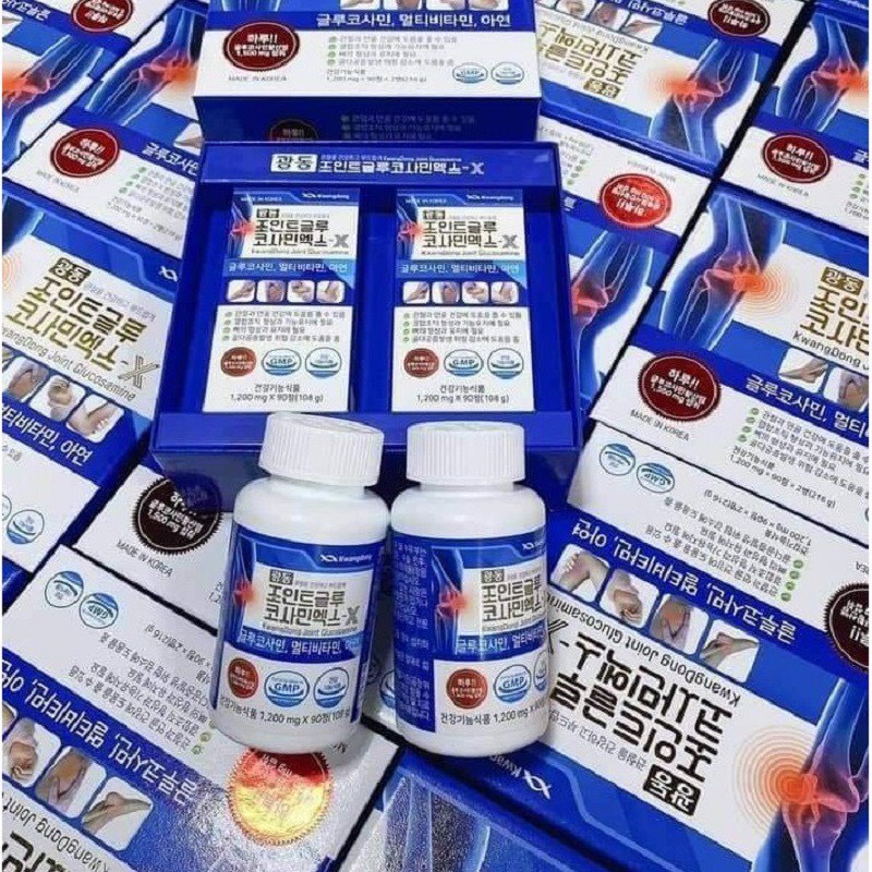 Giá sốc: Viên uống bổ khớp Kwangdong Hàn Quốc hộp 2 lọ x 90 viên
