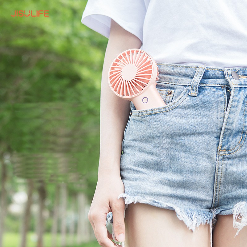 Quạt mini cầm tay tỏa hương thơm Jisulife F2B_Sạc pin nhanh_Sử dụng 20h liên tiếp_Không gây ồn_BH 12 tháng chính hãng | BigBuy360 - bigbuy360.vn