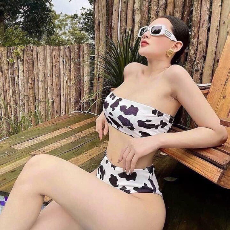 Bikini Đồ Bơi 2 Mảnh Bò Sữa GK0227 (Ảnh Thật)