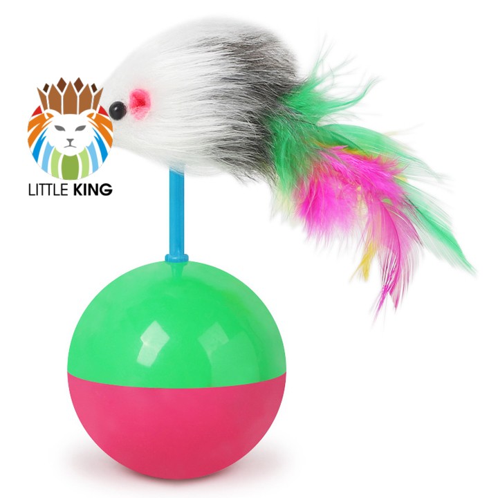 Đồ chơi Bóng chuột lật đật cho chó mèo, thú cưng Little King pet shop