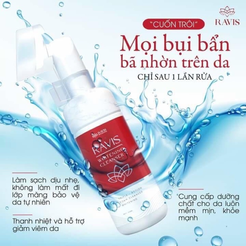 Sữa rửa mặt ravis
