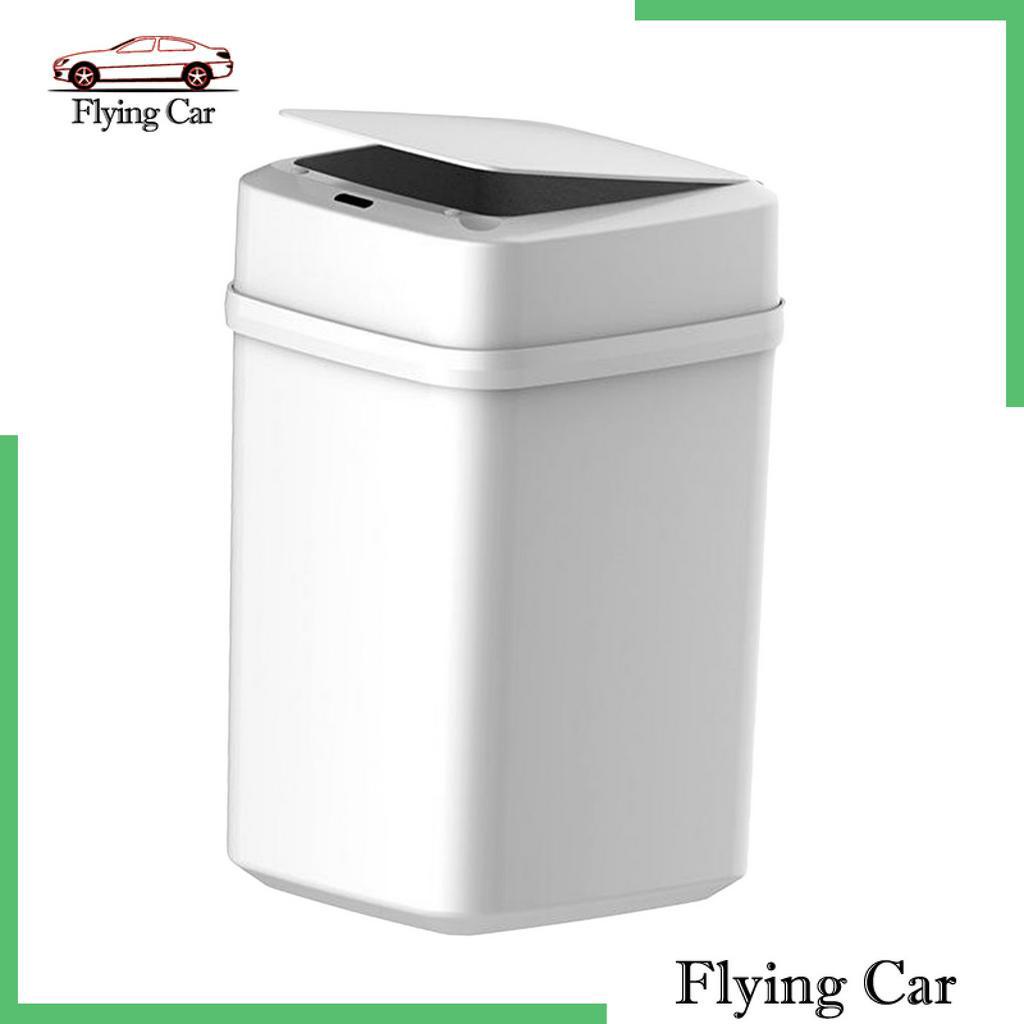 Thùng Rác Cảm Ứng Thông Minh Tự Động Màu Trắng Đen Lzdjfmy2