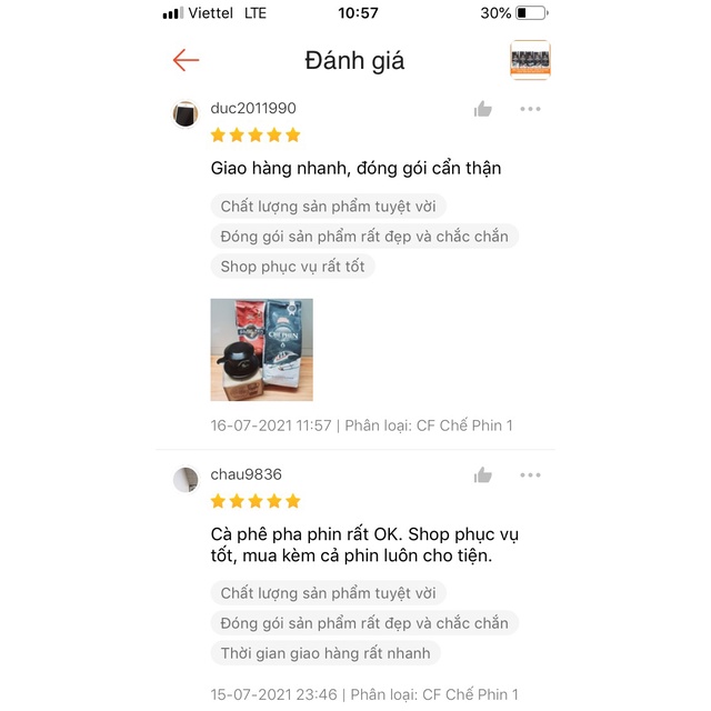 CÀ PHÊ TRUNG NGUYÊN PHA PHIN CHẾ PHIN SỐ 1 - 2 - 3 - 4 - 5 - CAFE G7 PHA PHIN - CÀ PHÊ PHIN - CHE-PHIN | BigBuy360 - bigbuy360.vn