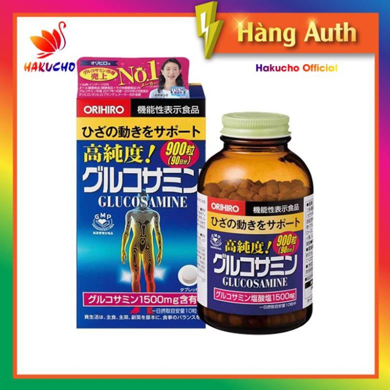 Glucosamine Nhật, Thuốc Bổ Xương Khớp Glucosamine Orihiro 1500mg Nhật Bản 900 viên, 950 viên