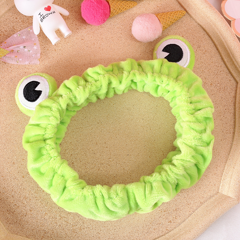 Băng đô họa tiết chú ếch hoạt hình phong cách Hàn Quốc dễ thương