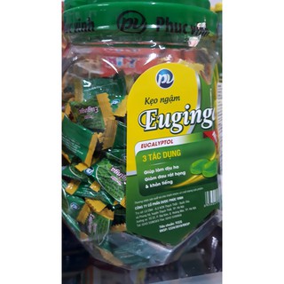 Kẹo ngậm ho mát họng Euginga lọ khoảng 300 viên