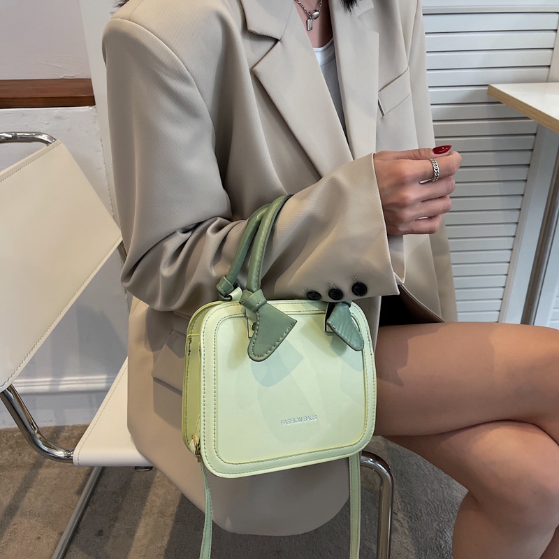 Túi Đeo Chéo Hình Vuông Nhỏ Màu Trơn Thời Trang Mùa Hè Hàng Mới 2022