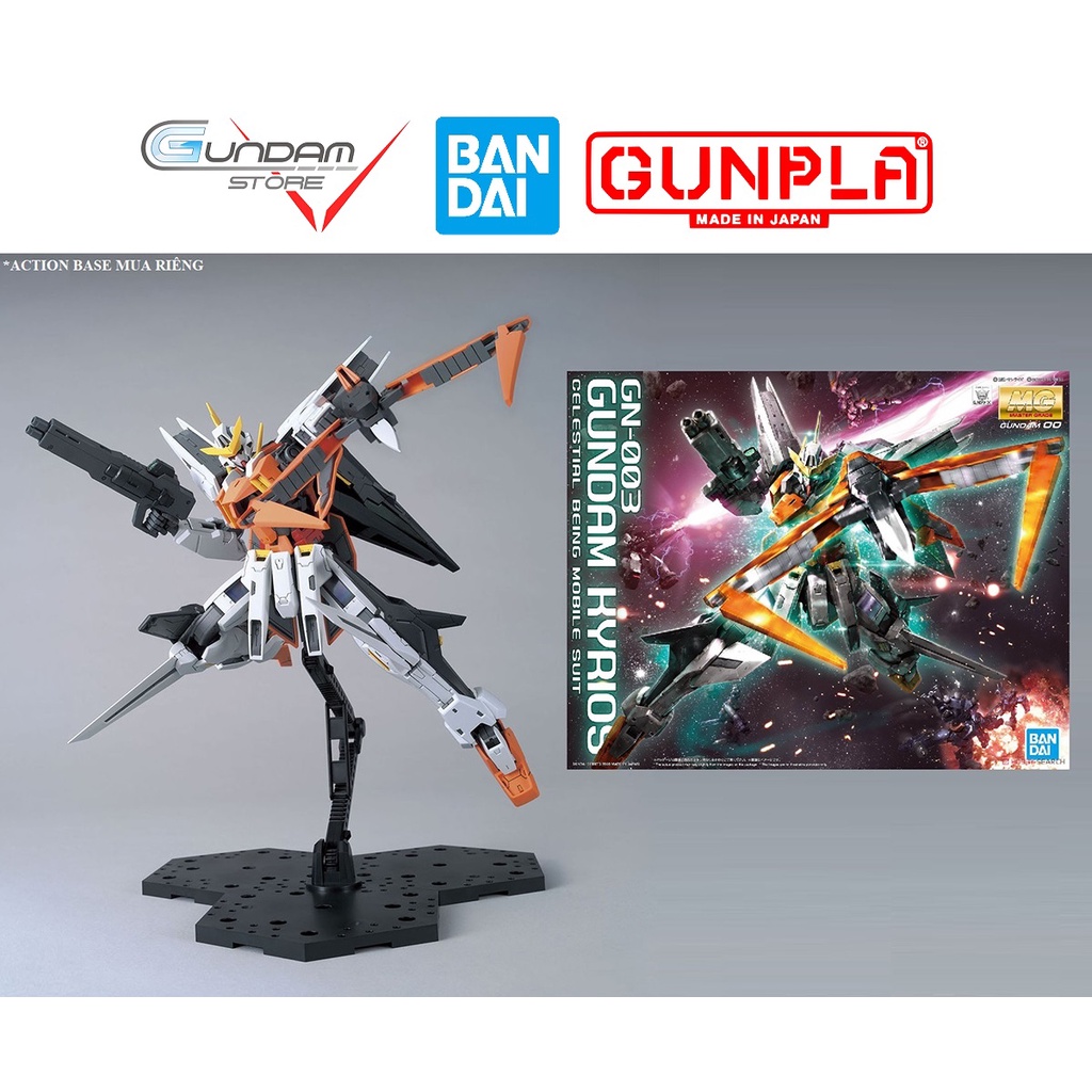 Gundam Bandai MG Kyrios 1/100 00 GN-003 Mô Hình Nhựa Đồ Chơi Lắp Ráp Anime Nhật