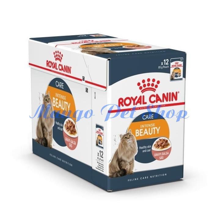 Pate Royal Canin Care - Intense Beauty (Gravy) Gói 85Gr Chăm Sóc Da Lông