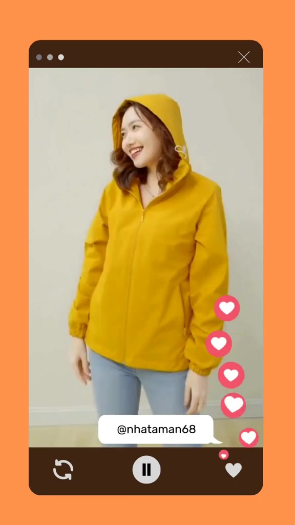 [Mã ICBFRI25 giảm 25K đơn 149K] Áo khoác dù nữ 2 lớp, Áo khoác gió có mũ chất gió tráng bạc, chống nước, chống gió G51 | BigBuy360 - bigbuy360.vn