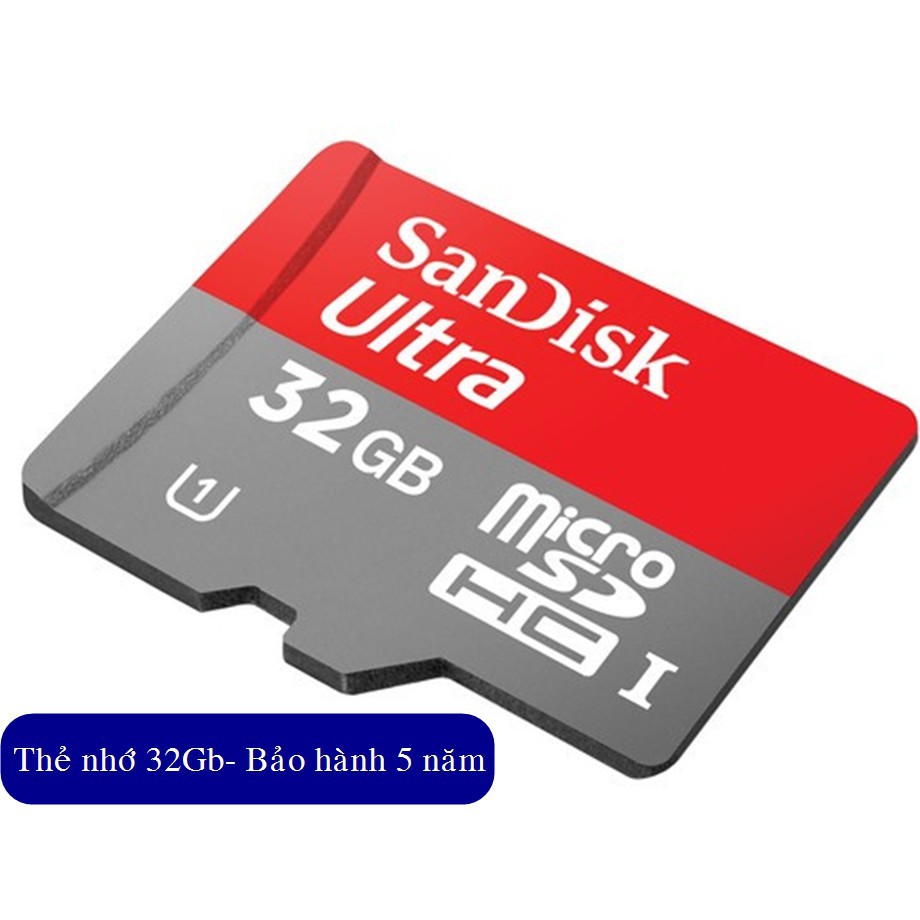 [Kho phụ kiện] Thẻ nhớ Micro SD Scandisk 32Gb class 10 -80Mb bh 5 năm Hàng chính hãng