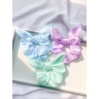 Dây buộc tóc Scrunchies Bunny 1 màu