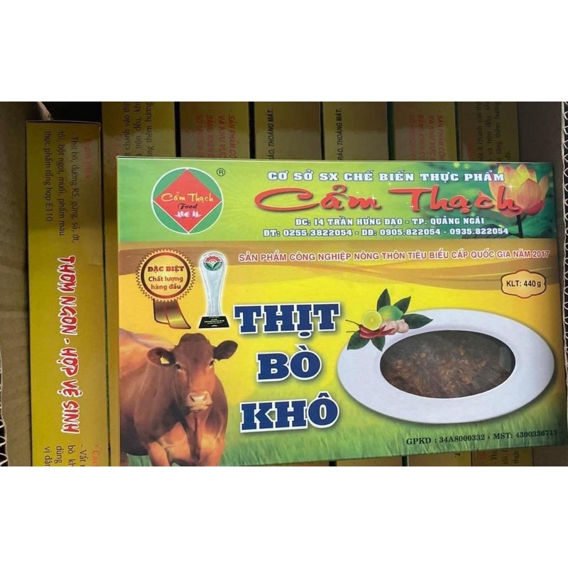Bò khô Cẩm Thạch_Đặc sản quảng Ngãi