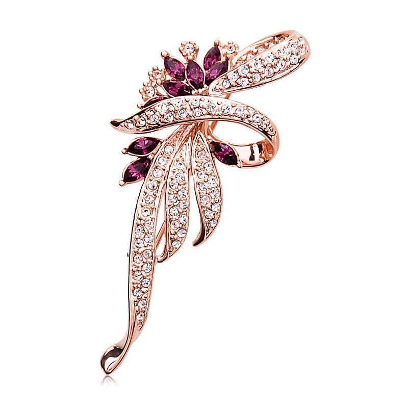 Ghim Cài Áo Đính Đá Pha Lê Phong Cách Hàn Quốc