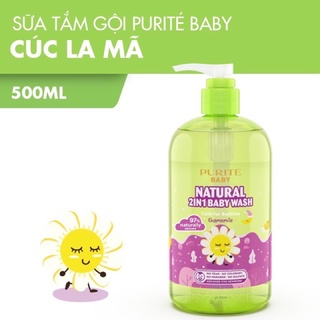 500ml sữa tắm gội purité baby cúc la mã