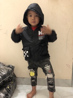 Áo gió trẻ em 8-20kg