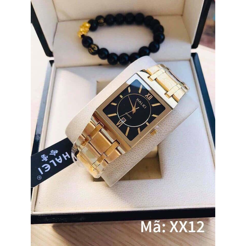 Đồng Hồ Nam Chính Hãng WWOOR Mặt Vuông Sang Trọng Có Lịch Ngày