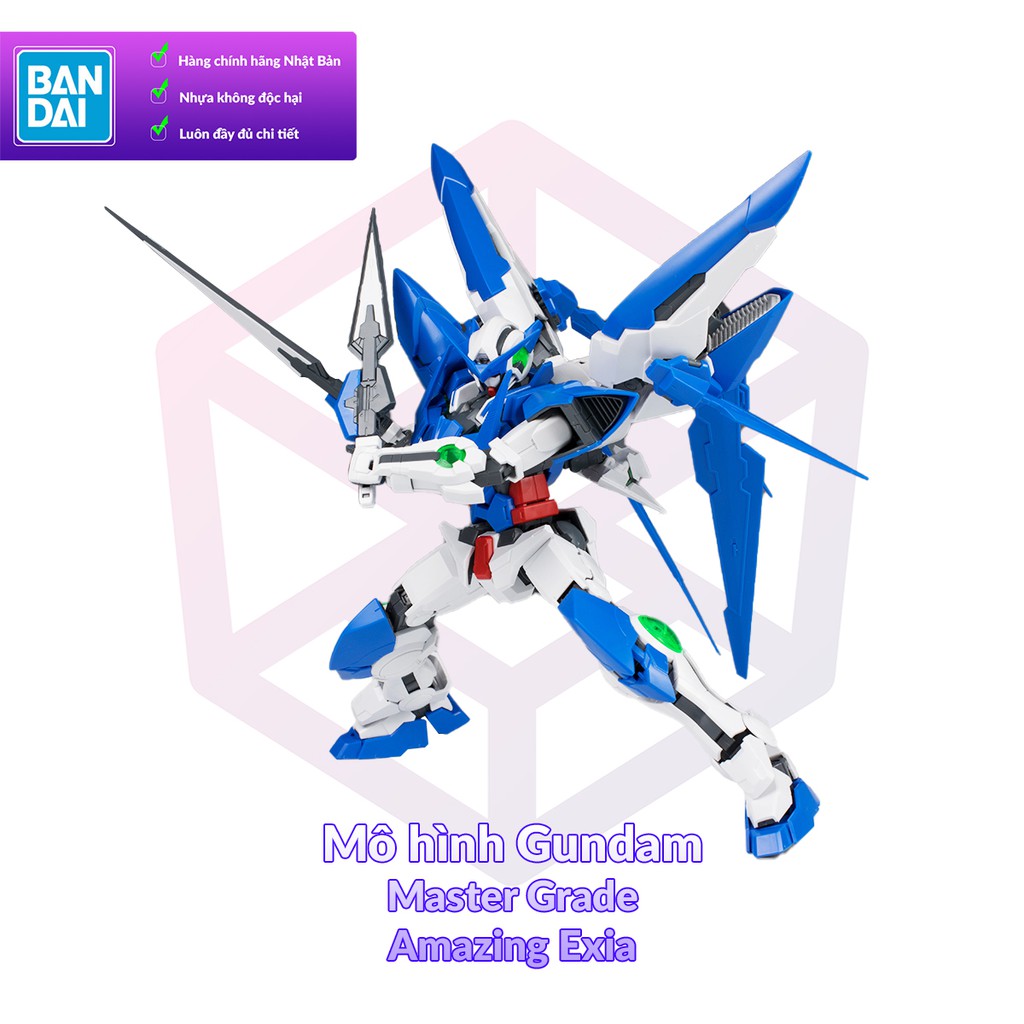 Mô Hình Gundam P-Bandai MG Amazing Exia 1/100 Gundam Build Fighters