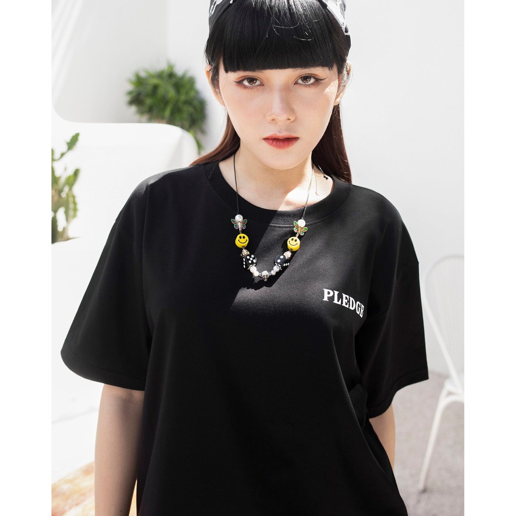 Áo thun Kun Shop PLEDGE Nam nữ Áo thun tay lỡ vải cotton | BigBuy360 - bigbuy360.vn