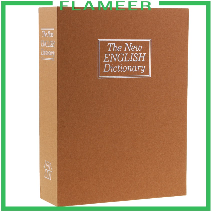 [FLAMEER] Realistic Dictionary Book Money Box Creative Piggy Bank Private Safe Boxes