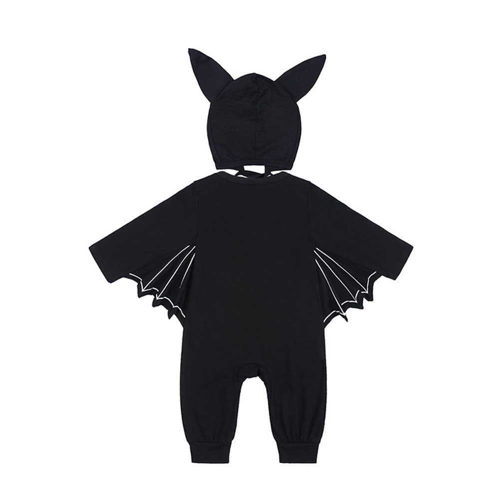 Jumpsuit HóA Trang Halloween HìNh Dơi BằNg Cotton MềM MạI Cho Bé (0-2 TuổI