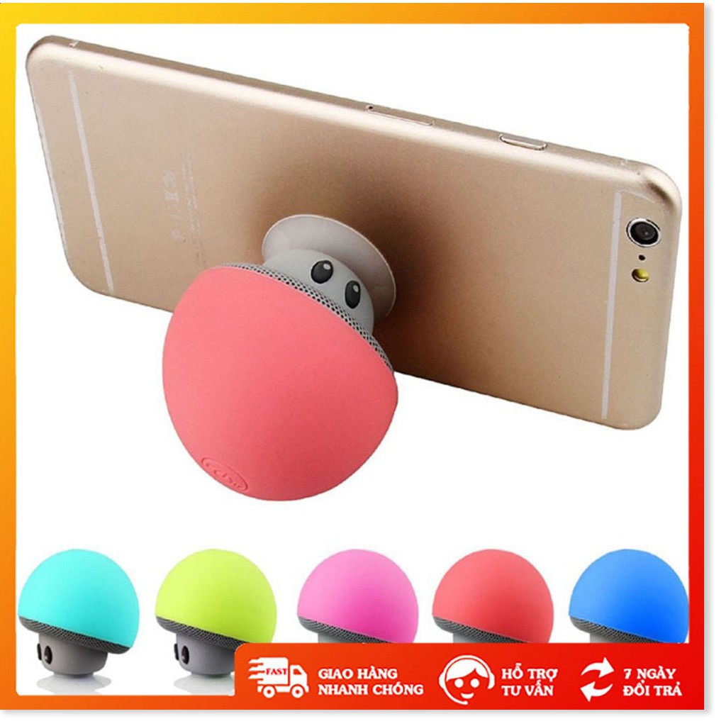 Loa nghe nhạc - Xả Kho - Loa bluetooth mini kiêm giá đỡ hình cây nấm
