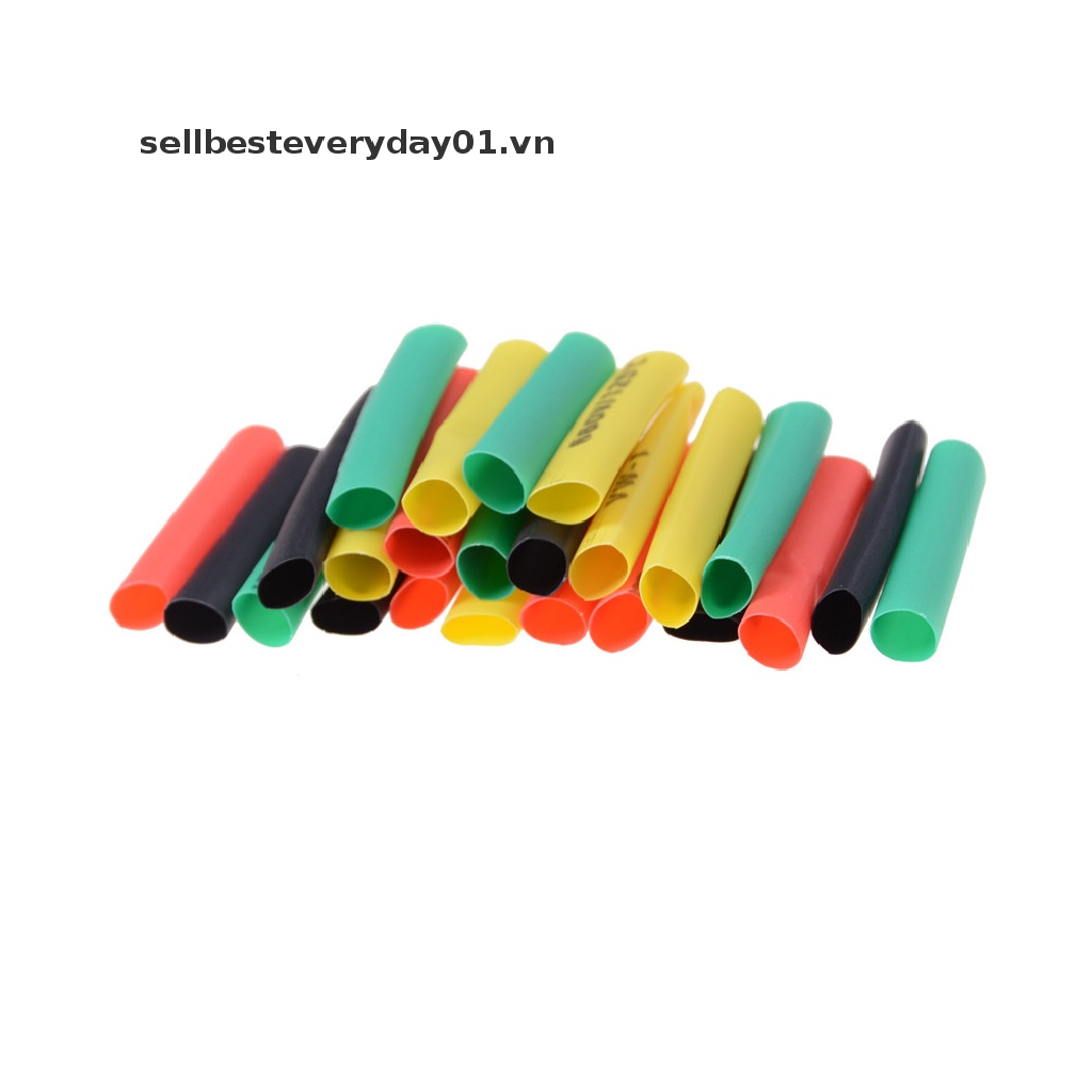 Set 328 ống co nhiệt polyolefin tỉ lệ 2: 1 nhiều màu sắc