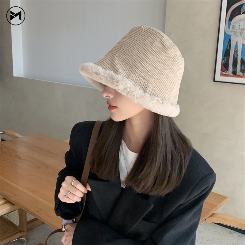 Nón Tai Bèo Len Lông Cừu Ấm Áp Thời Trang Unisex 2022