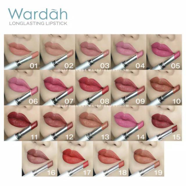 (hàng Mới Về) Thỏi Son Môi Lâu Trôi 19 Màu Sắc Tùy Chọn Wardah | BigBuy360 - bigbuy360.vn